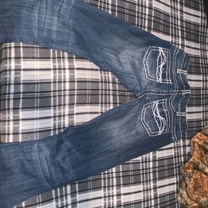 Cowgirl tuff boot cut jeans